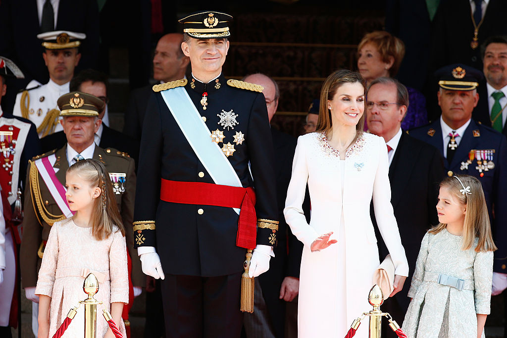König Felipe besteigt 2014 den spanischen Thron. Statt einer Krönung gab es eine Inthronisierung.