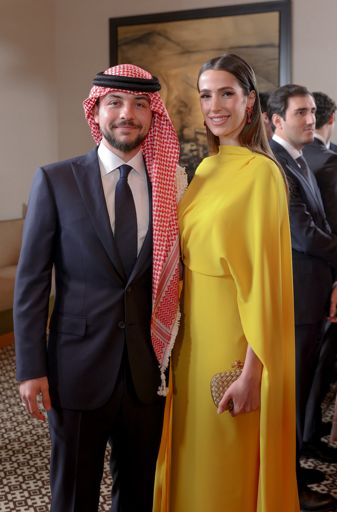 Kronprinz Hussein und seine Verlobte
