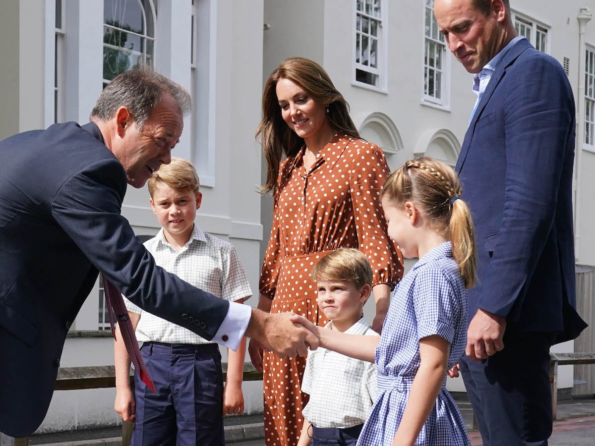 Prinz Louis, Prinz George, Prinzessin Charlotte und Prinz William