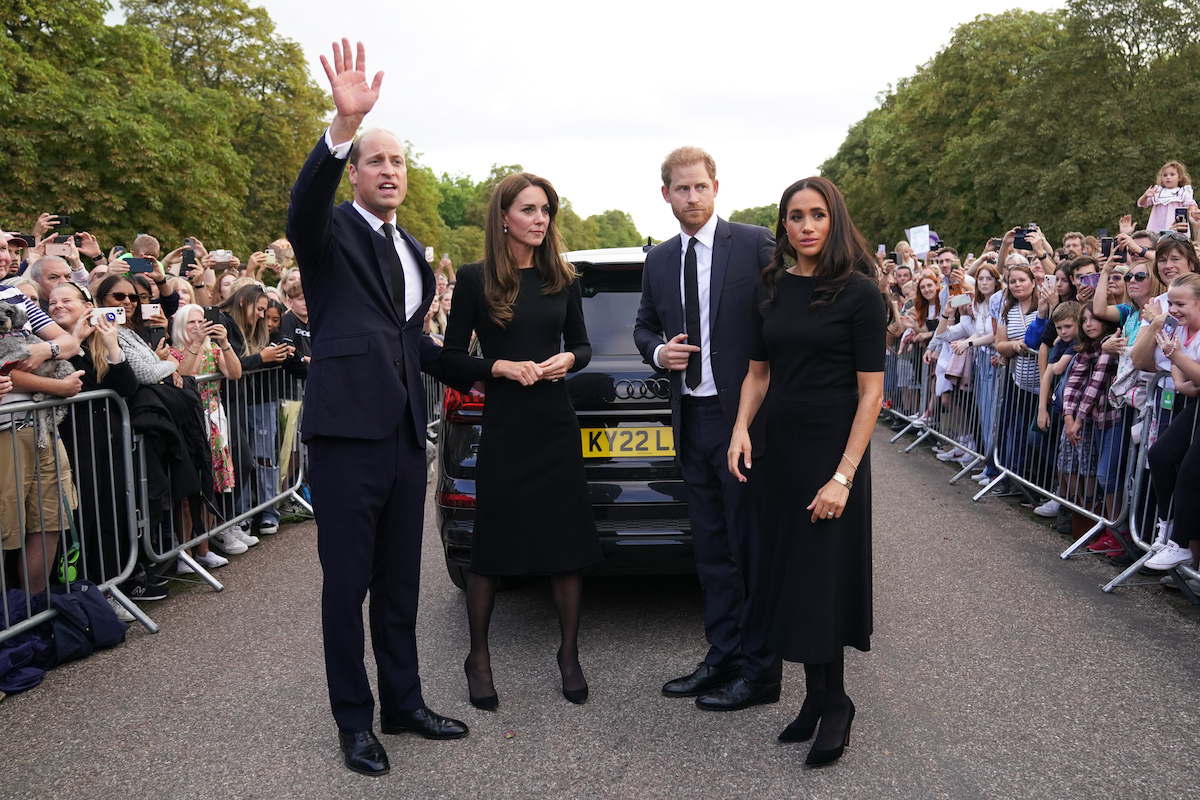 Prinz Harry, Prinz William, Kate und Meghan