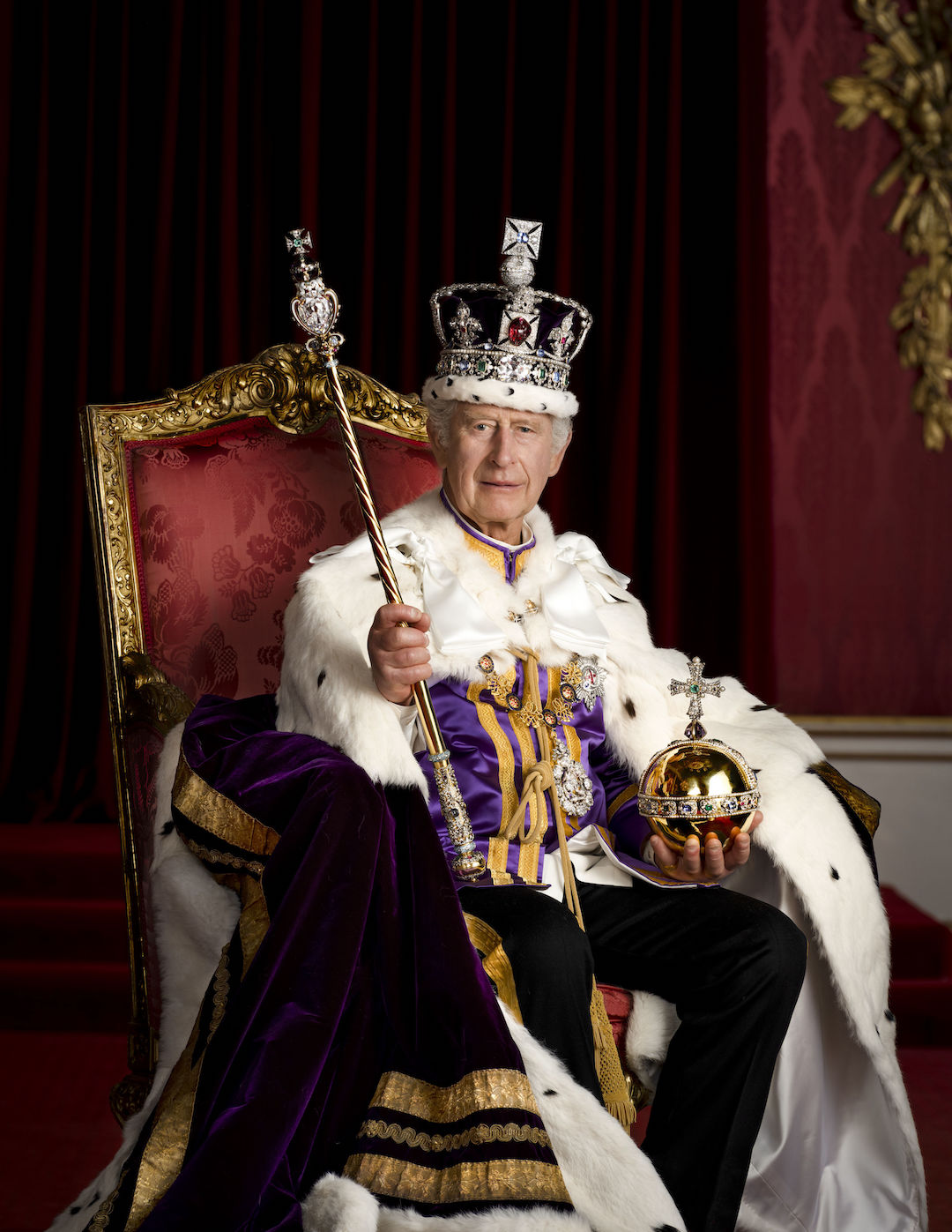 König Charles: offizielles Foto