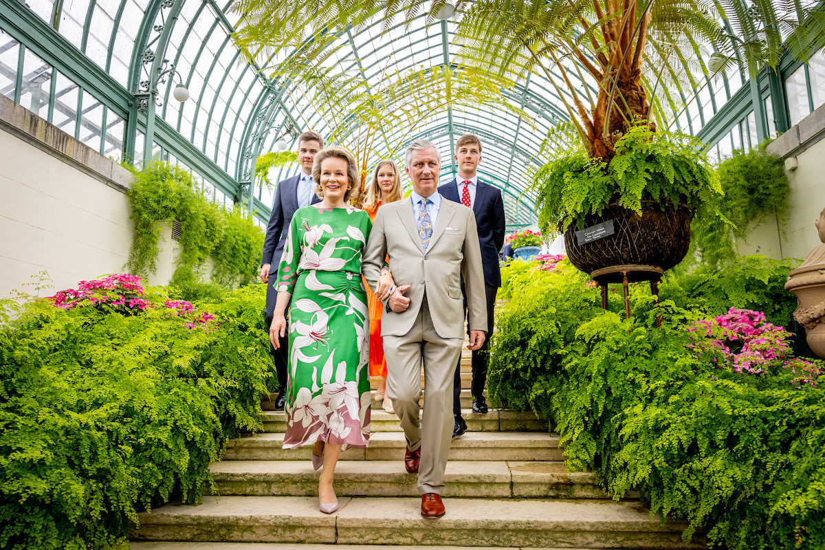König Philippe und Königsfamilie feiern Thronjubiläum mit Gartenfest