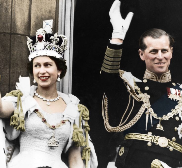 Pannen bei einer Krönung, Queen Elizabeth und Prinz Philip