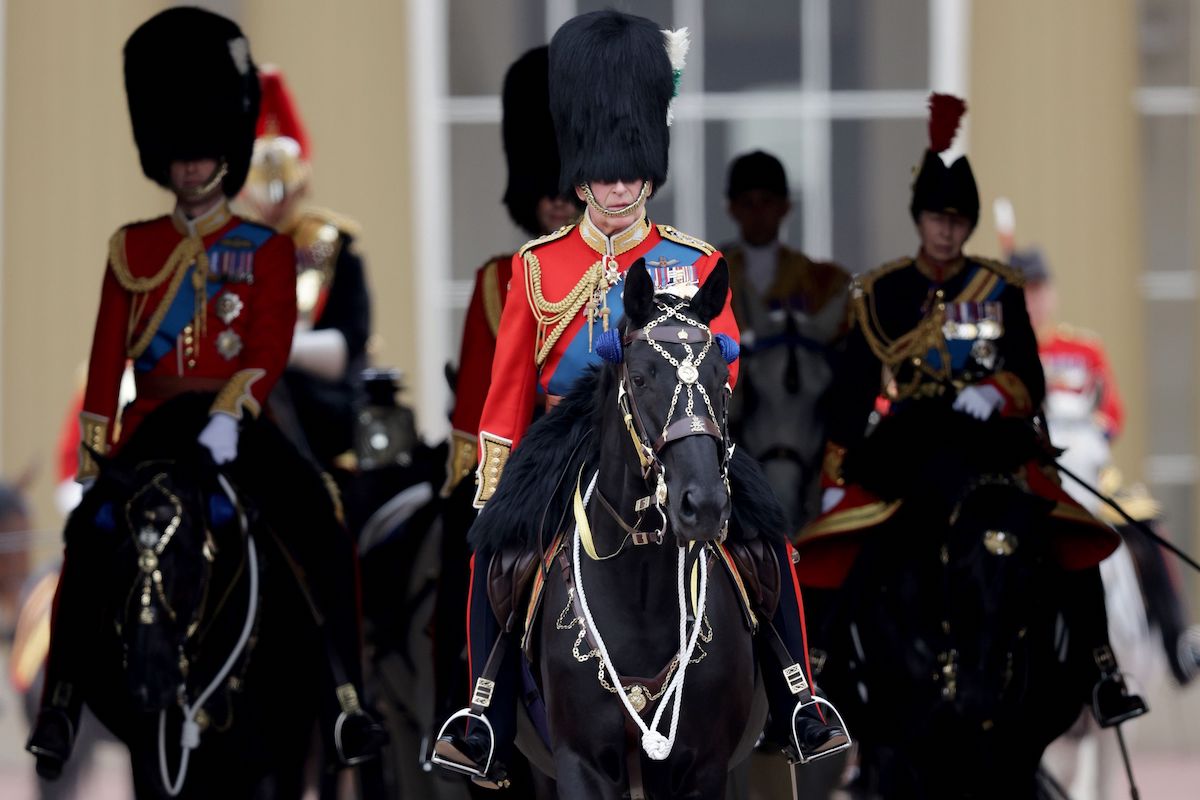 König Charles bei Trooping the Colour 2023