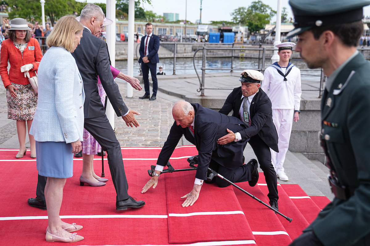 König Harald und Königin Sonja besuchen Dänemark
