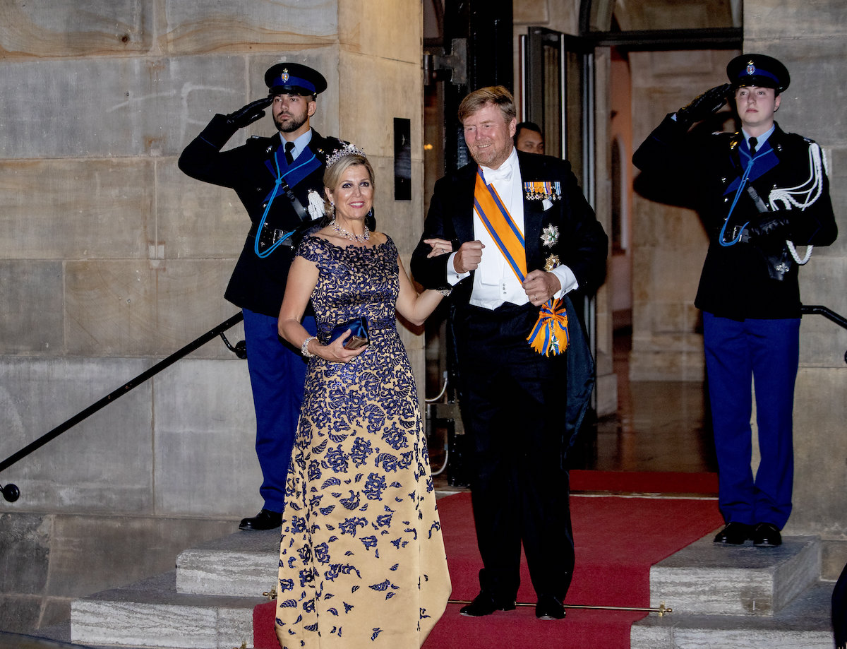 Königin Maxima und König Willem-Alexander beim Gala-Dinner für den diplomatischen Corps 2023