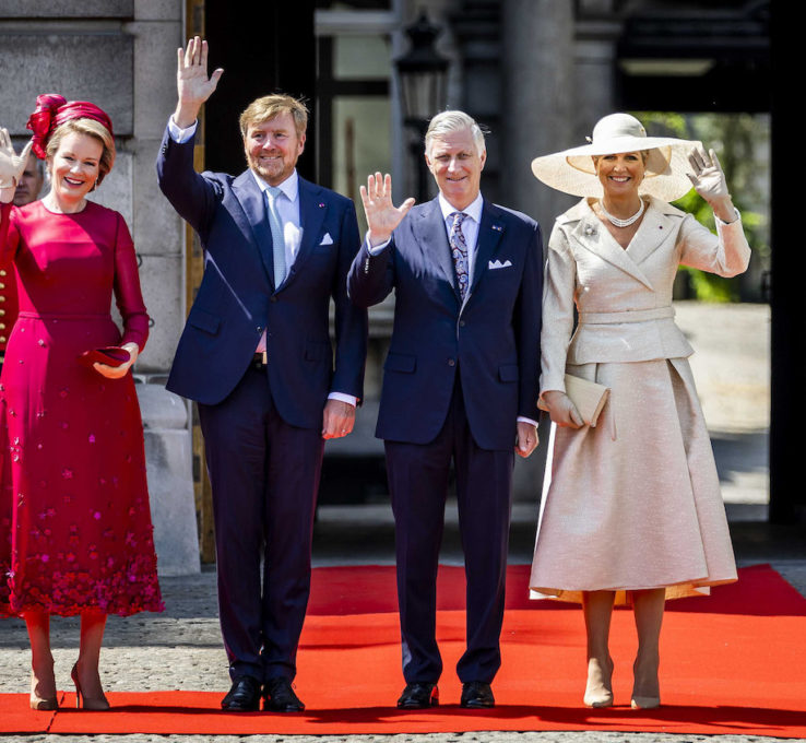 Königin Mathilde, König Willem-Alexander, König Phillipe und Königin Maxima