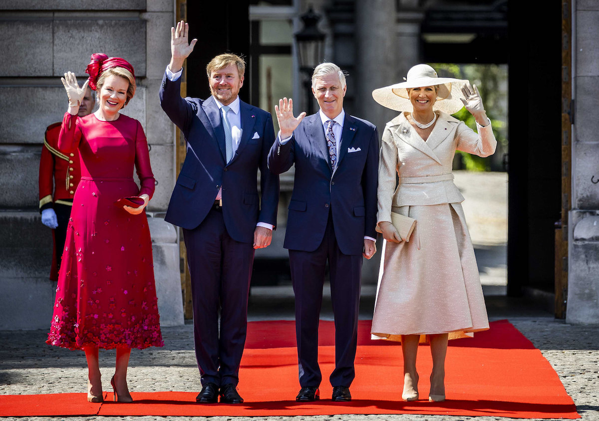 Königin Mathilde, König Willem-Alexander, König Phillipe und Königin Maxima