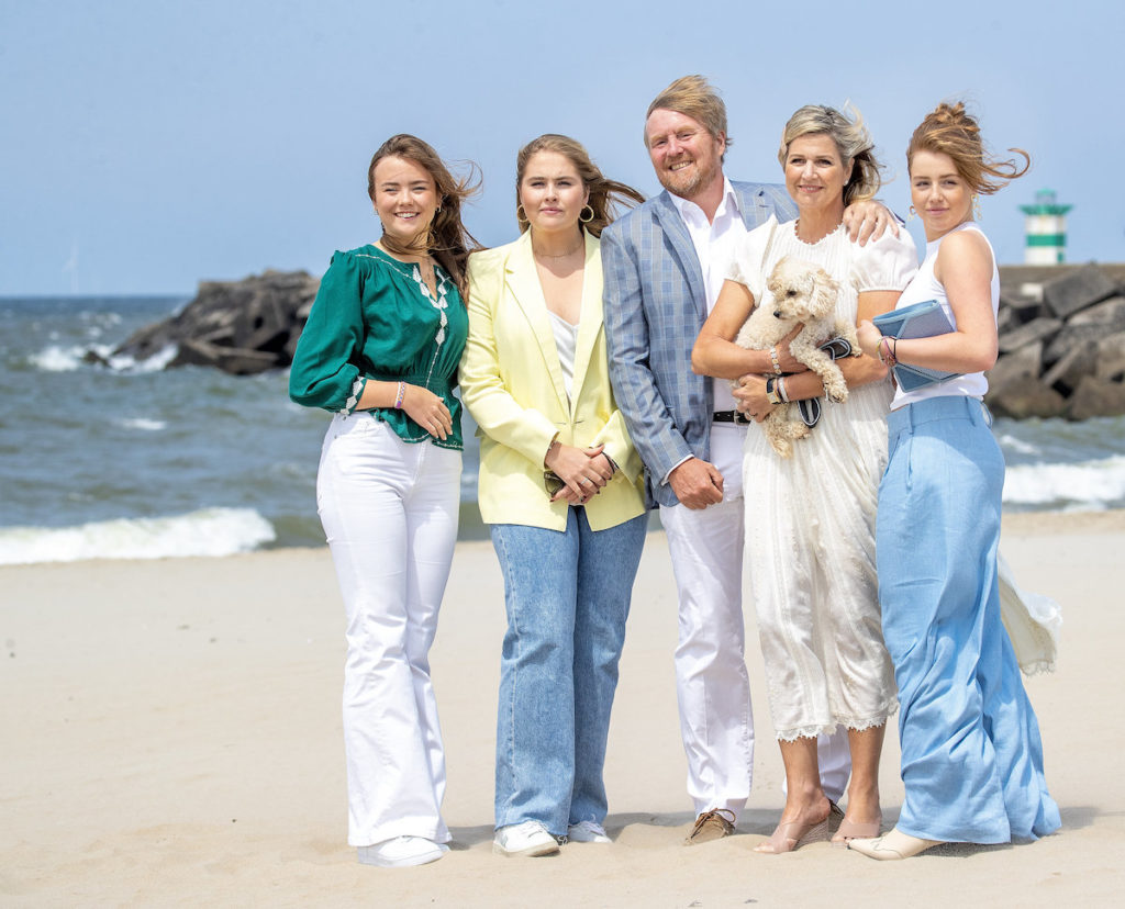 Fotoshooting niederländische Royals am Strand