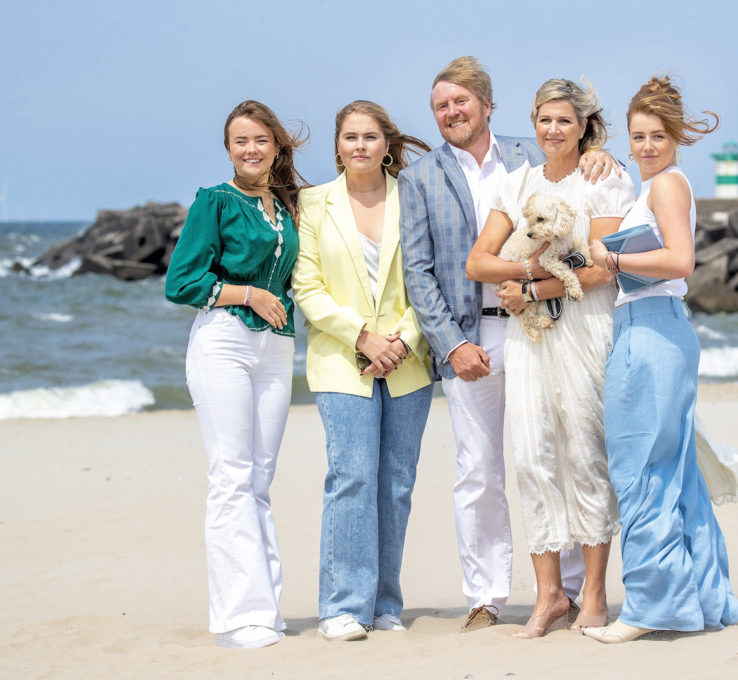 Fotoshooting niederländische Royals am Strand