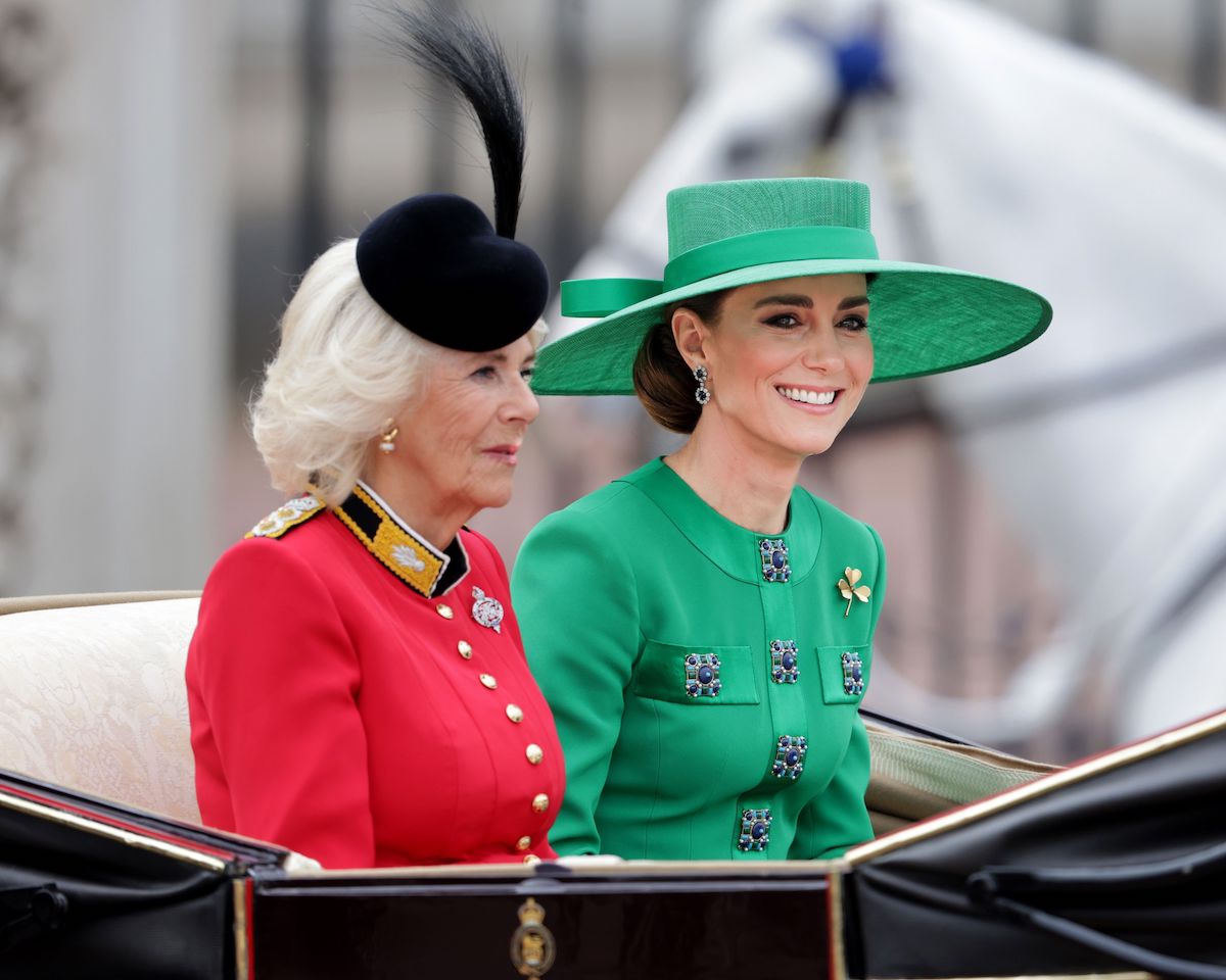 Königin Camilla und Prinzessin Kate bei Trooping the Colour 2023