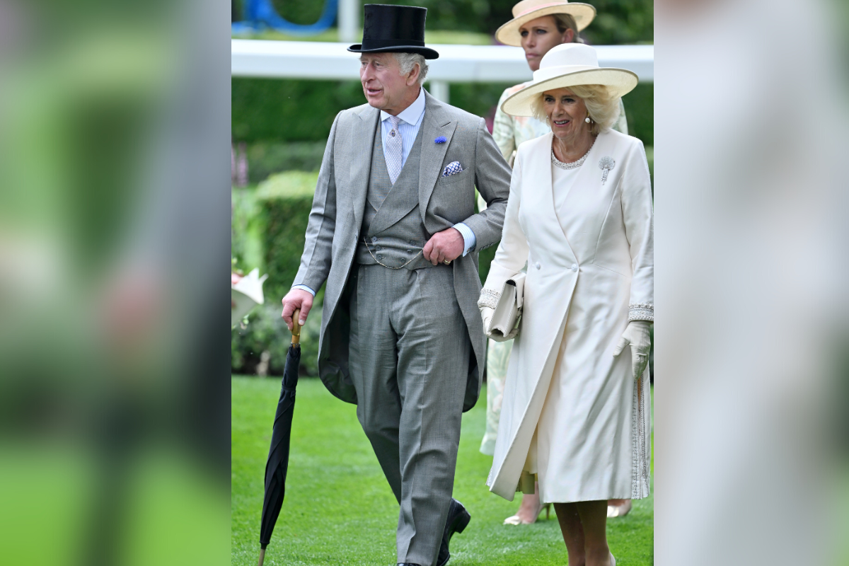 Britische Royals: König Charles und Königin Camilla in Ascot