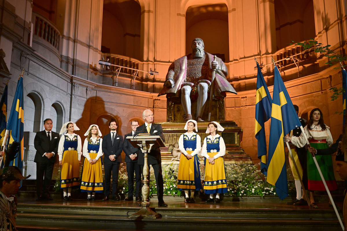 Schwedische Royals im National Museum