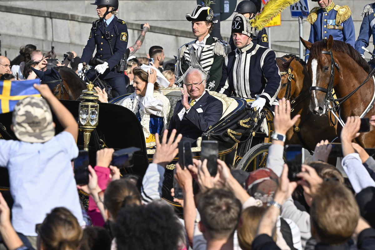 Silvia und Carl Gustaf von Schweden am Nationalfeiertag 2023