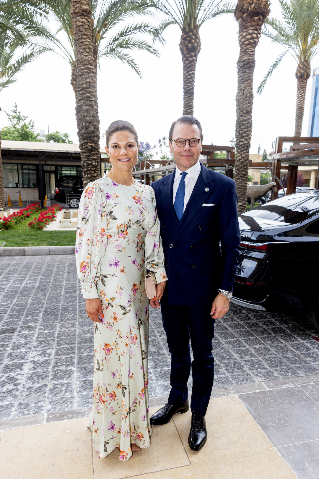 Victoria und Daniel von Schweden bei der royalen Hochzeit in Jordanien