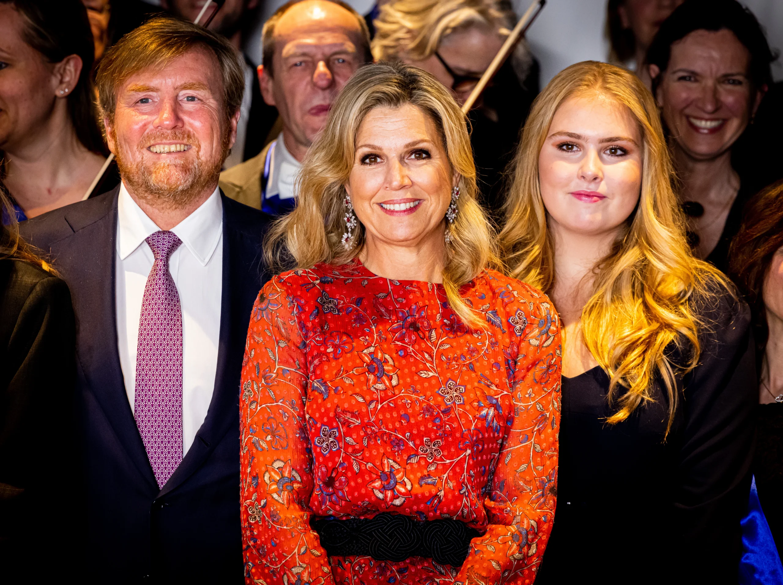König Willem-Alexander, Königin Maxima und Prinzessin Amalia