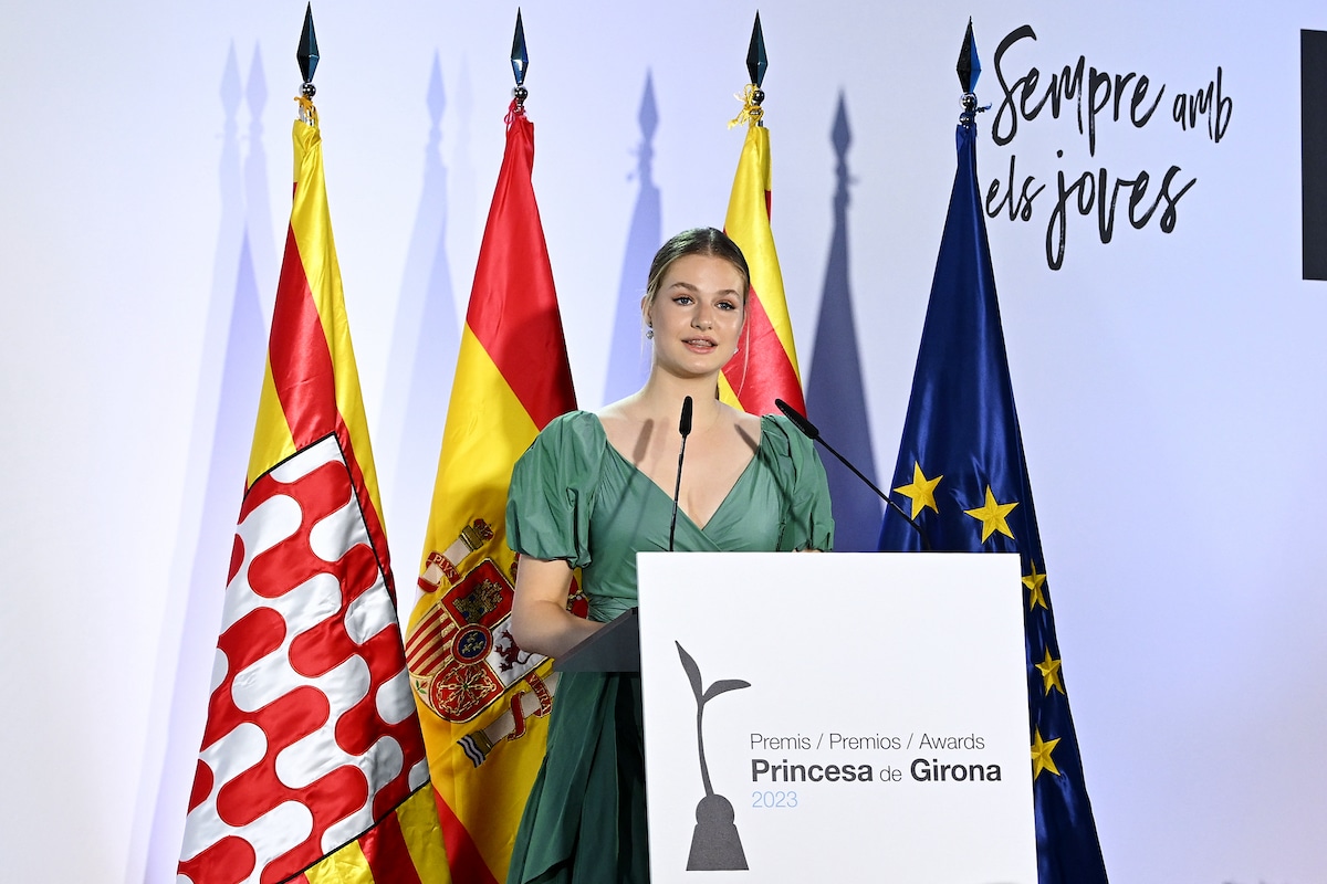 Prinzessin Leonor hält Rede bei den Girona Awards