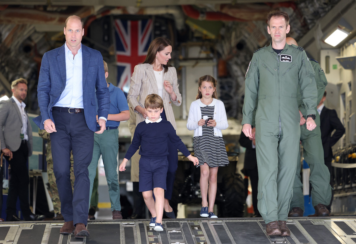 Britische Royals schauen sich Militär-Airshow Europas in Fairford an