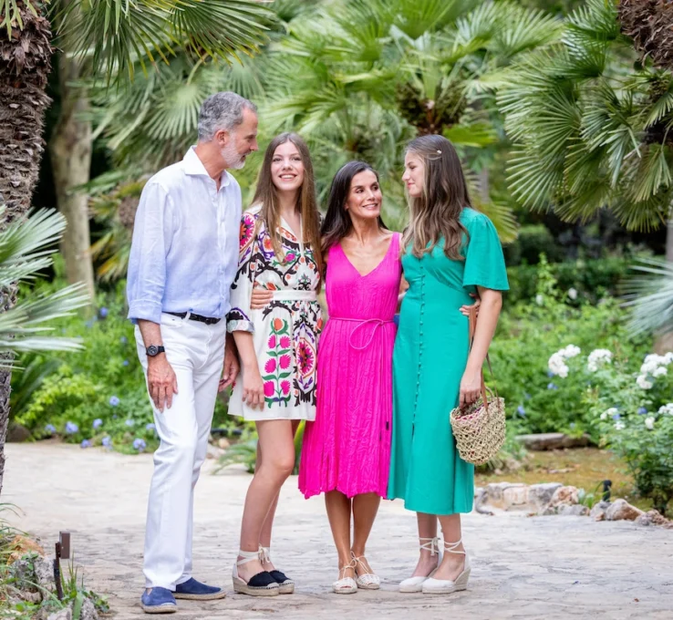 Die spanische Königsfamilie beginnt Urlaub auf Mallorca