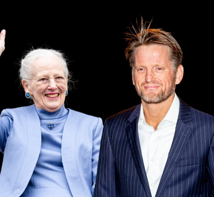Königin Margrethe und Prinz Pieter-Christiaan freuen sich über Erfolg