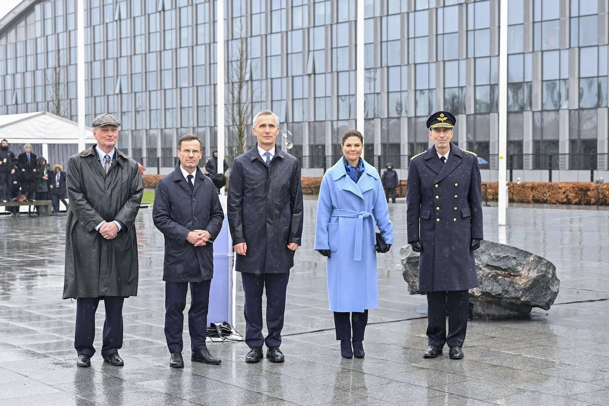 11. März 2024: Nachdem Schweden in der NATO aufgenommen wurde, besucht Kronprinzessin Victoria das NATO-Hauptquartier in Brüssel. © IMAGO / TT