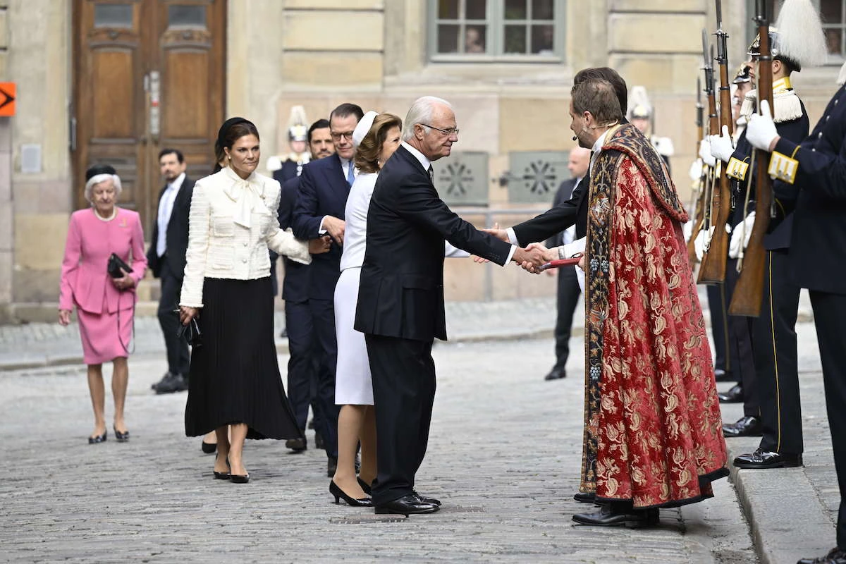 Schwedische Royals eröffnen das Parlament