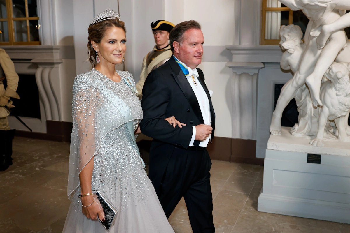 Madeleine von Schweden und Christopher O'Neill beim Thronjubiläum von König Carl Gustaf 2023