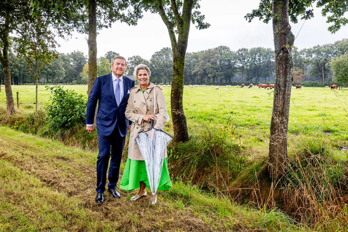 31. August 2023: Auf ihrem Programm steht auch ein Besuch im Erholungsgebiet Appelpad in Nijkerk. © Patrick van Katwijk/WireImage
