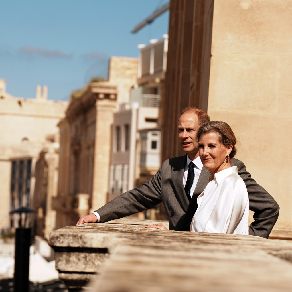 8. Oktober 2024: Prinz Edward und Herzogin Sophie sind auf zweitägigem Besuch auf Malta, um den 60. Jahrestag der Unabhängigkeit des Landes zu feiern. © picture alliance / empics | Aaron Chown