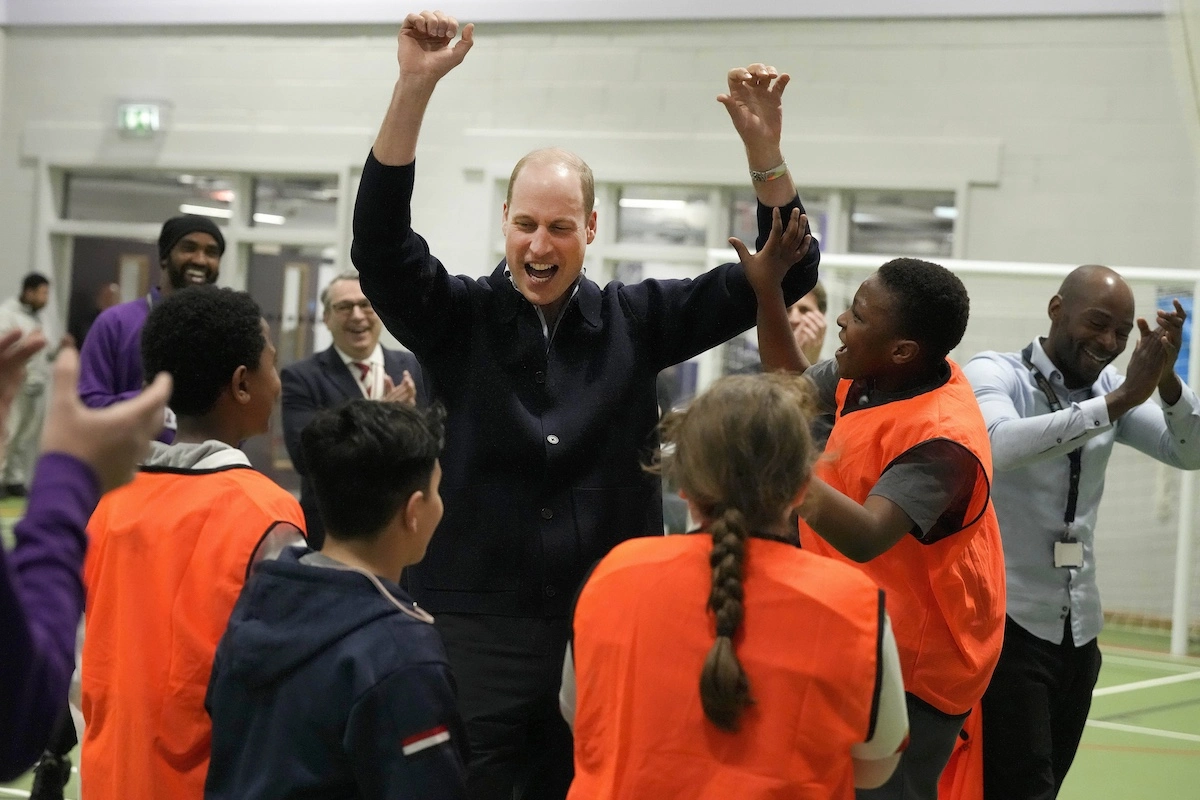 14. März 2024: Prinz William besucht die Jugendorganisation OnSide Youth Zone in London. © IMAGO / i Images