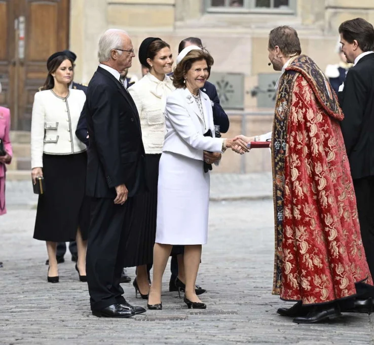 Königin Silvia von Schweden bei der Eröffnung des Parlaments