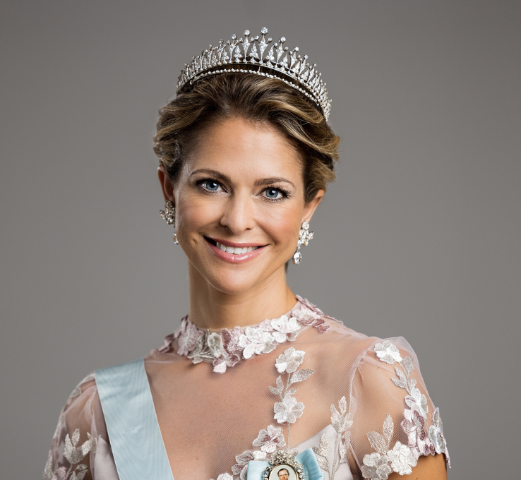 Prinzessin Madeleine von Schweden mit Tiara