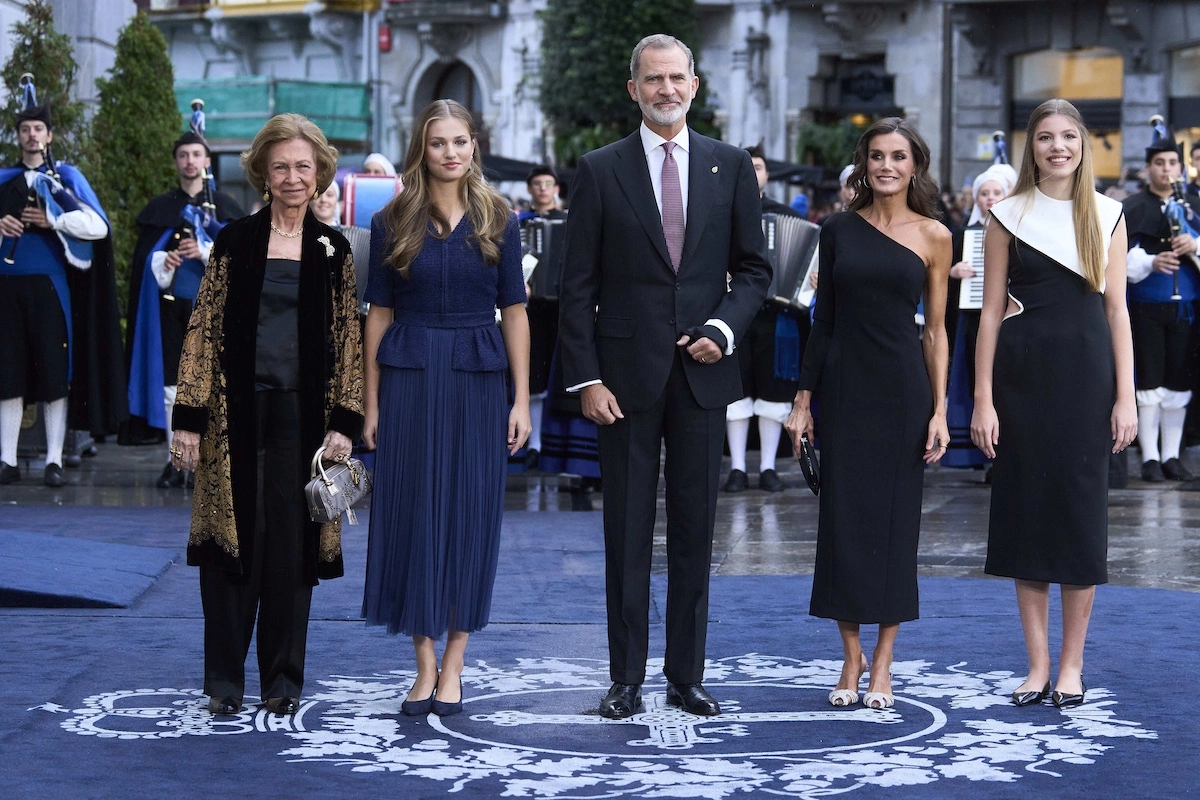 20. Oktober 2023: Die spanische Königsfamilie besucht den Prinzessin-von-Asturien-Preis der Prinzessin-von-Asturien-Stiftung. Die Veranstaltung findet im Campoamor Theatre in Oviedo statt. @ picture alliance / PPE | PPE