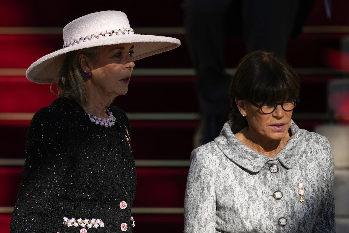 Prinzessin Caroline und Prinzessin Stéphanie von Monaco beim Nationalfeiertag 2023