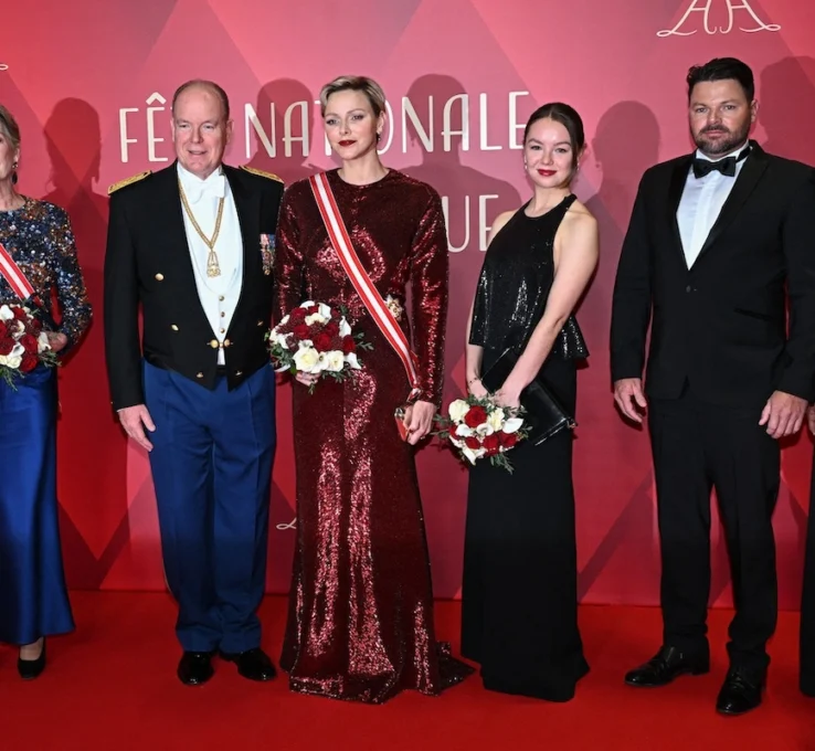 Die Fürstenfamilie von Monaco feiert den Nationalfeiertag am Abend mit einer Gala