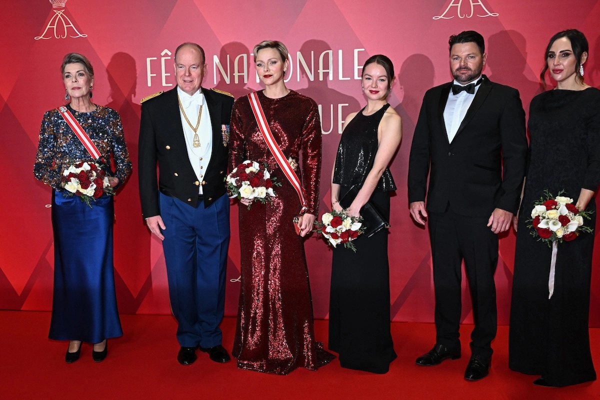 Die Fürstenfamilie von Monaco feiert den Nationalfeiertag am Abend mit einer Gala