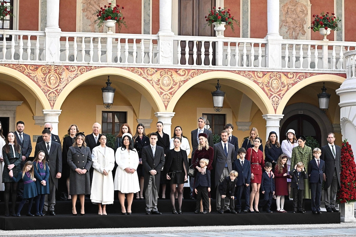 Fürstenfamilie von Monaco Nationalfeiertag