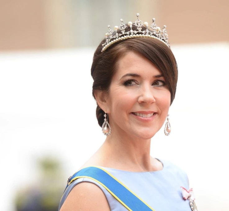 Kronprinzessin Mary von Dänemark mit Tiara