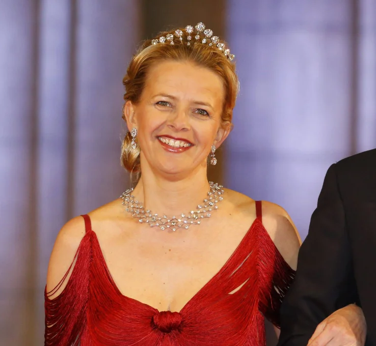 Prinzessin Mabel der Niederlande mit Tiara