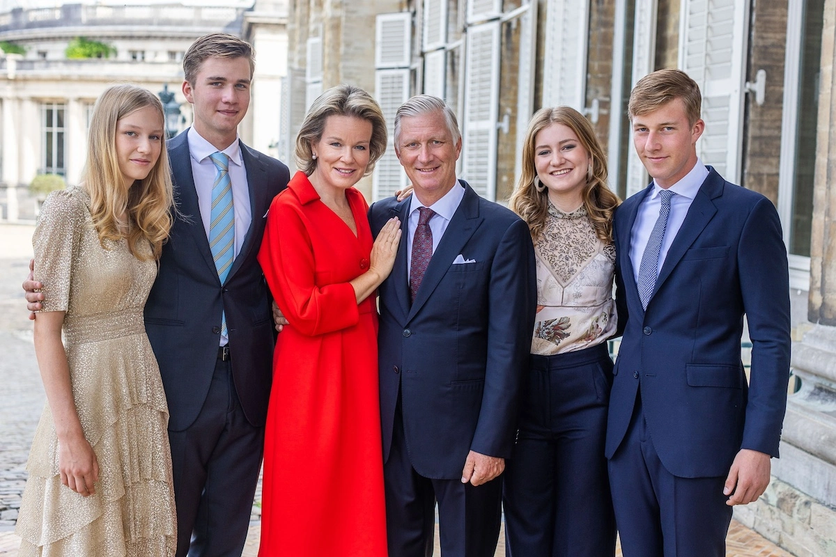Die Weihnachtskarte der belgischen Königsfamilie