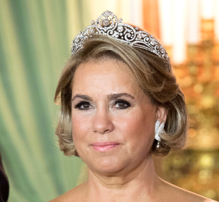 Maria Teresa von Luxemburg mit Tiara