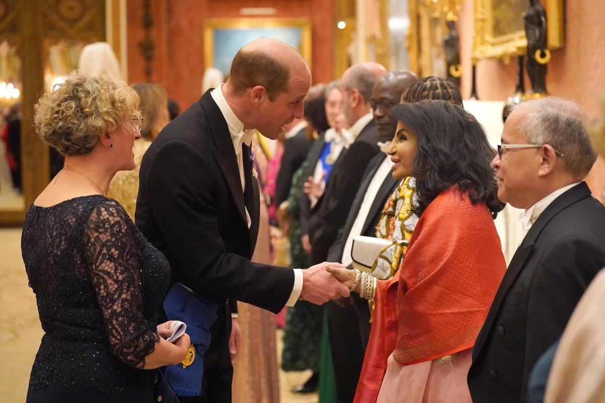 Prinz William beim Empfang für den diplomatischen Corps im Buckingham Palast