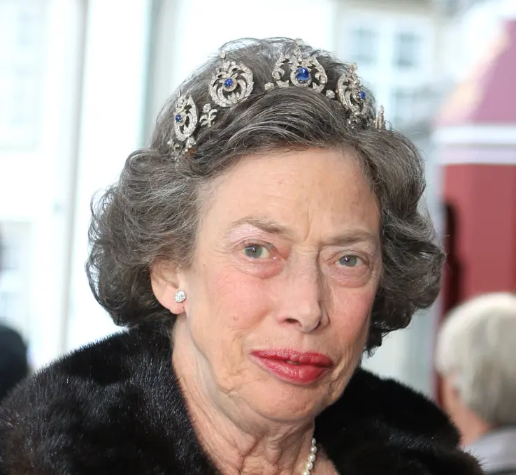 Prinzessin Elisabeth von Dänemark mit Tiara