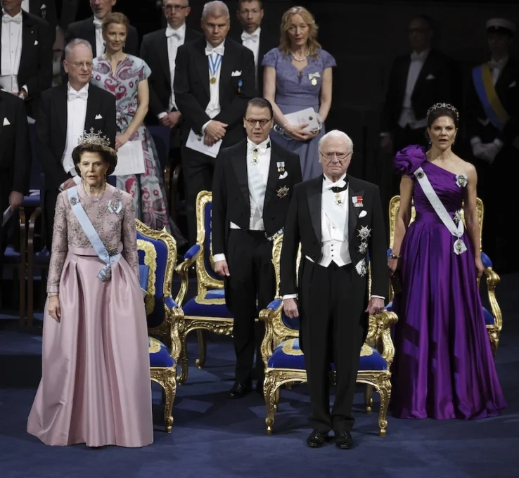Schwedische Royals bei der Verleihung des Nobelpreises