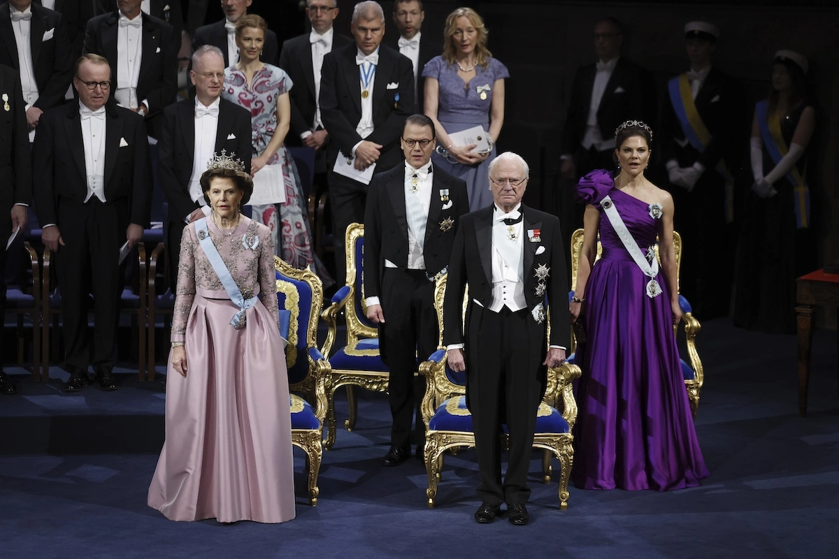 Schwedische Royals bei der Verleihung des Nobelpreises