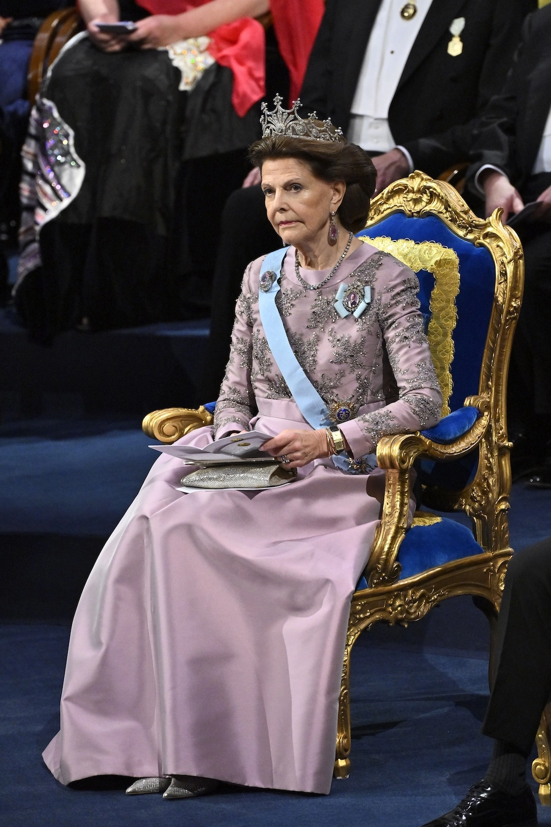 Königin Silvia von Schweden 2023 bei der Verleihung des Nobelpreises
