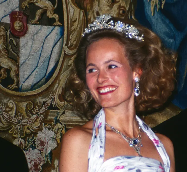 Sophie von und zu Liechtenstein mit Tiara