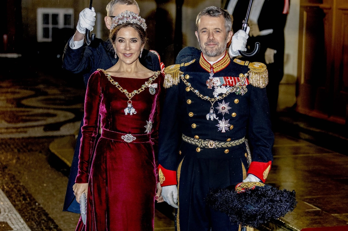 Kronprinzessin Mary und Kronprinz Frederik beim Neujahrsempfang 2024