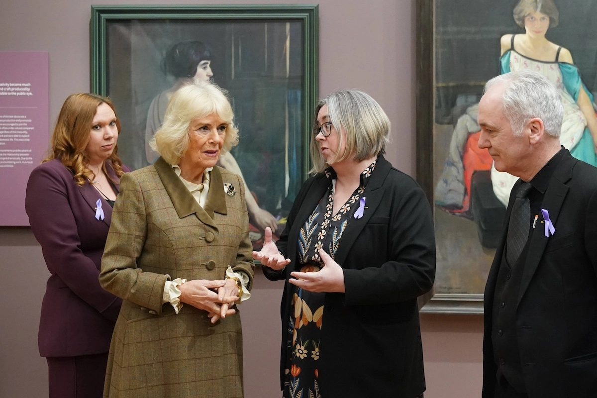 Königin Camilla besucht Kunstgalerie in Schottland