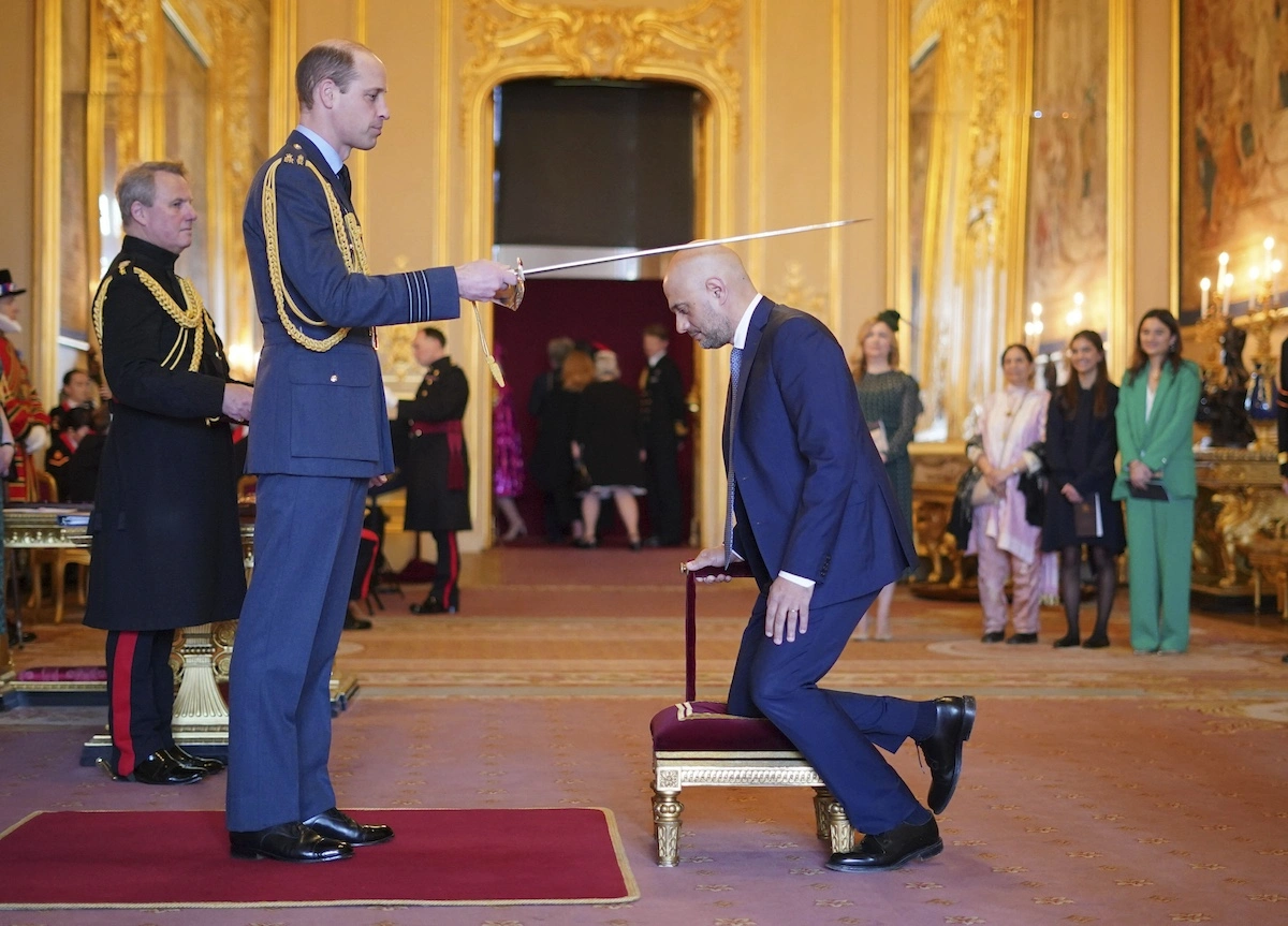 Prinz William schlug außerdem den ehemaligen Innenminister Sajid Jav © picture-alliance / ASSOCIATED PRESS | Yui Mok